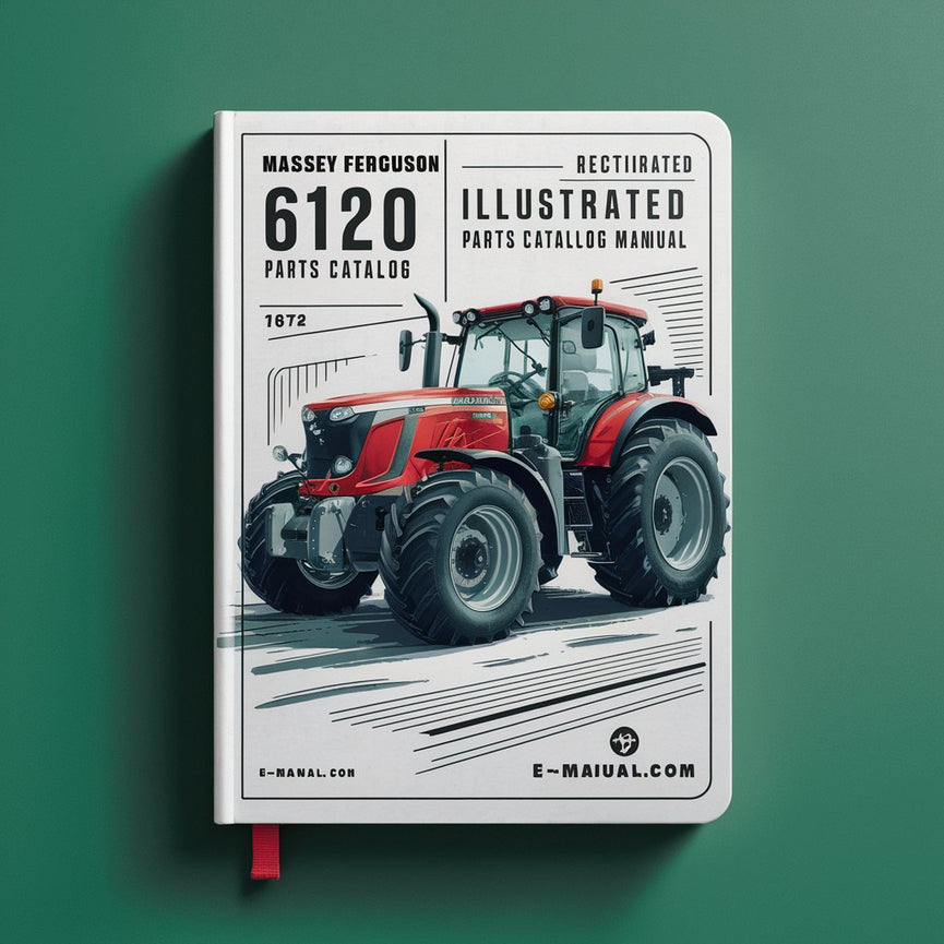 Massey Ferguson 6120 Tractor Illustrated Parts Catalog Manual-Improved-PDF