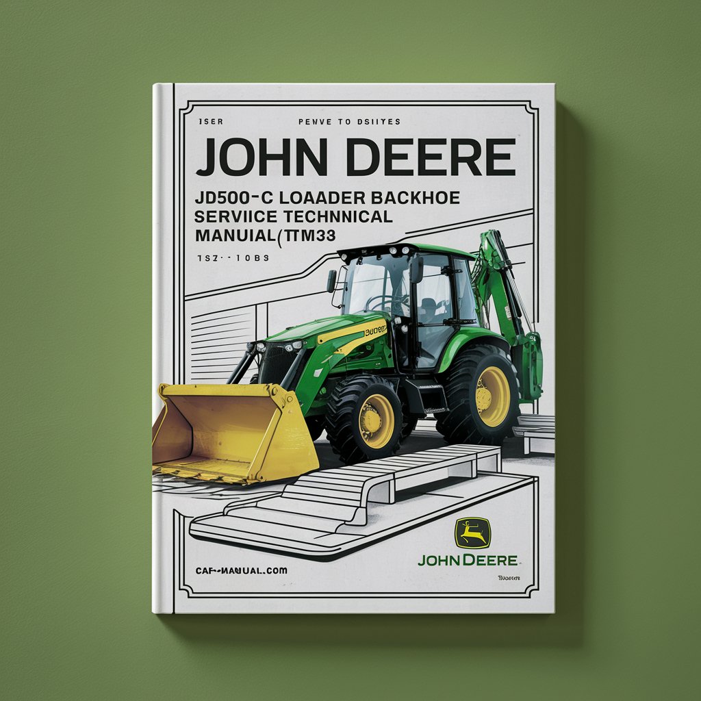 John Deere JD500-C Loader Backhoe Service Technical Manual(TM1038)
