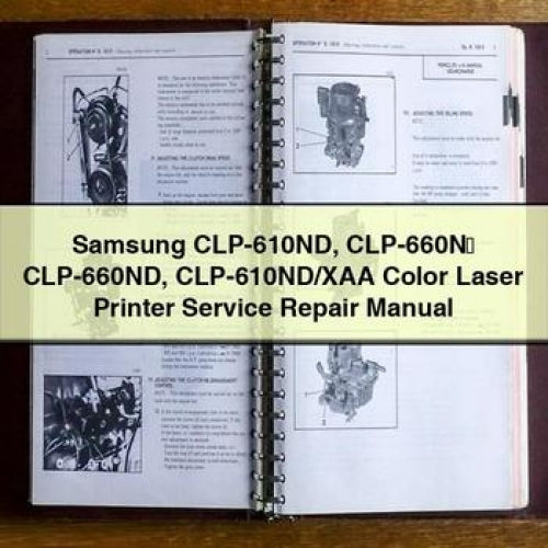 Samsung CLP-610ND CLP-660N&#65292; CLP-660ND CLP-610ND/XAA Color Laser Printer Service Repair Manual PDF Download