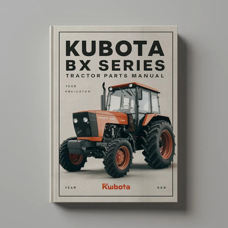 KUBOTA BX Series Tractor Parts Manual