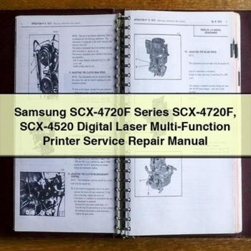 Samsung SCX-4720F Series SCX-4720F SCX-4520 Digital Laser Multi-Function Printer Service Repair Manual PDF Download