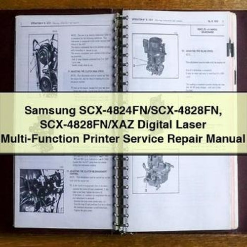 Samsung SCX-4824FN/SCX-4828FN SCX-4828FN/XAZ Digital Laser Multi-Function Printer Service Repair Manual PDF Download