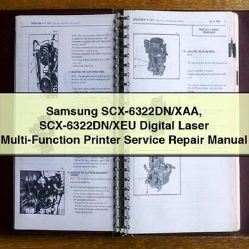 Samsung SCX-6322DN/XAA SCX-6322DN/XEU Digital Laser Multi-Function Printer Service Repair Manual PDF Download