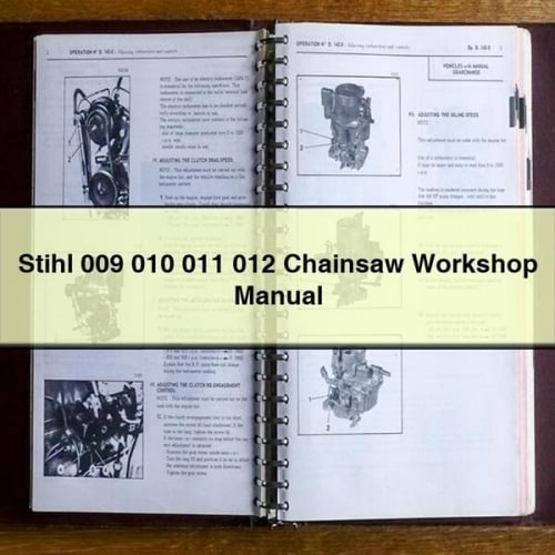 Stihl 009 010 011 012 Chainsaw Workshop Manual