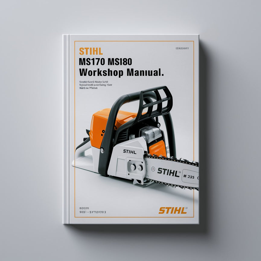 Stihl Ms170 MS180 Verkstadshandbok