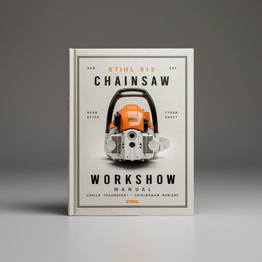 Stihl 015 Chainsaw Workshop Manual