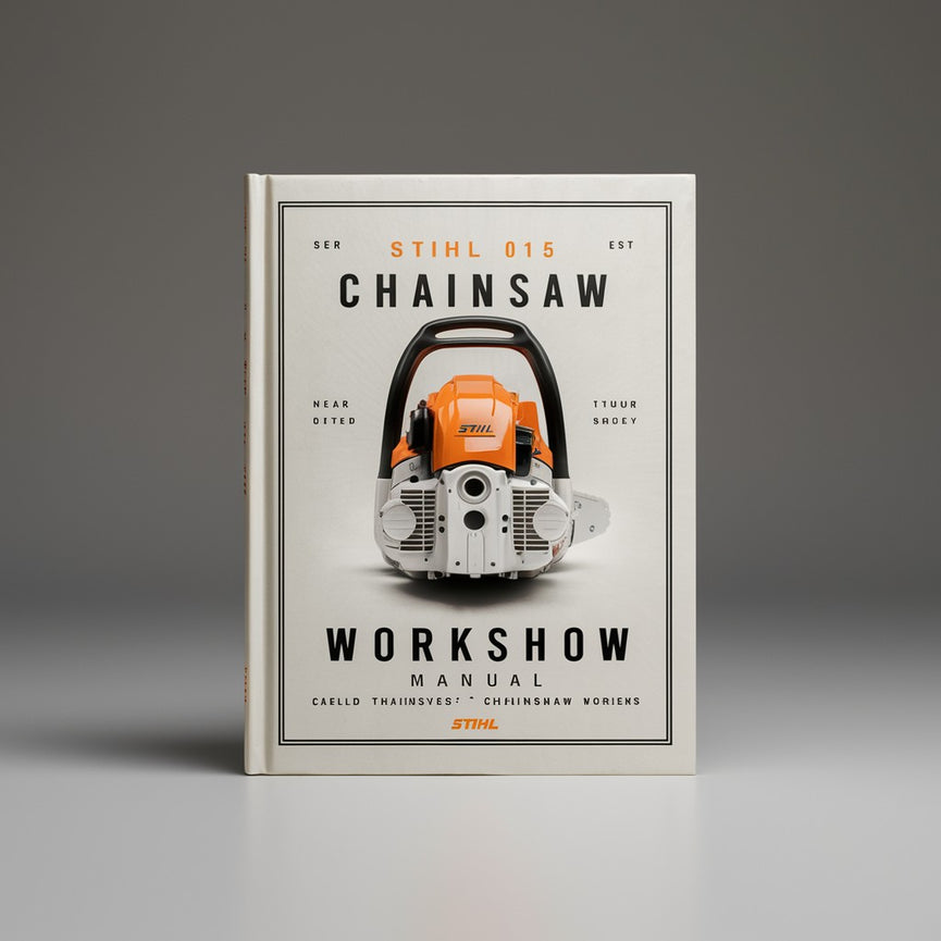 Stihl 015 Chainsaw Workshop Manual PDF Download