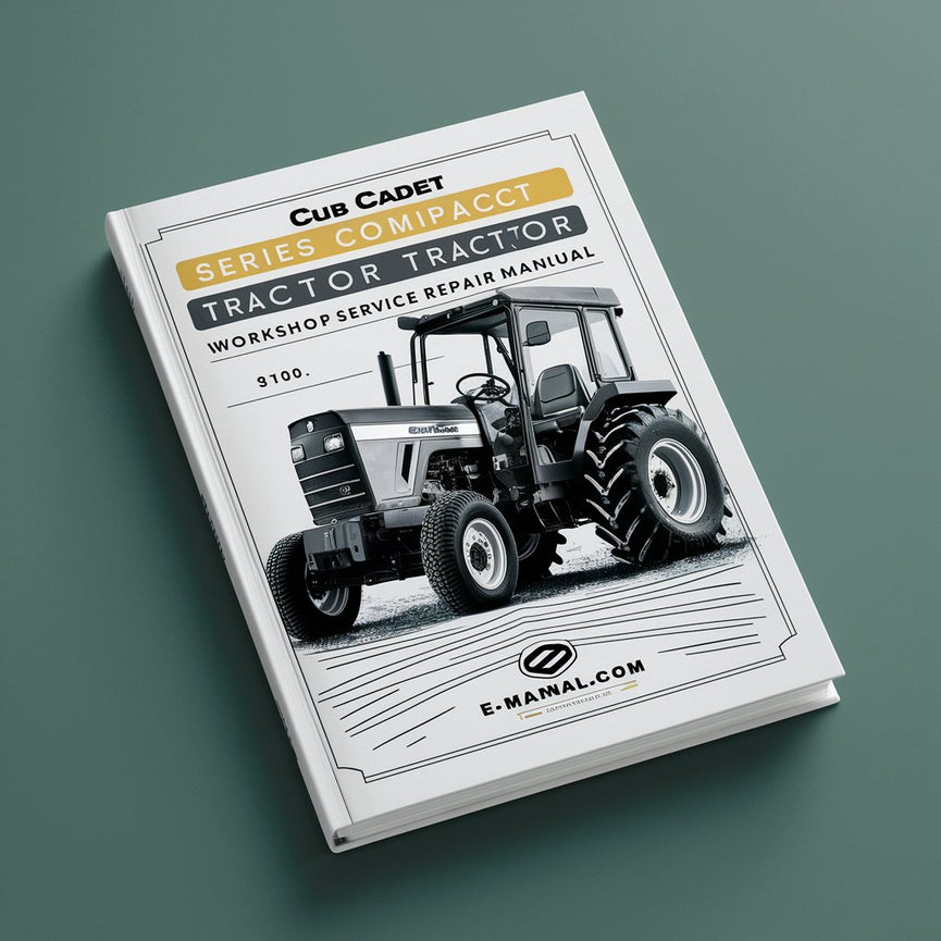 Manuel de réparation du service d'atelier du tracteur compact de la série Cub Cadet 7000