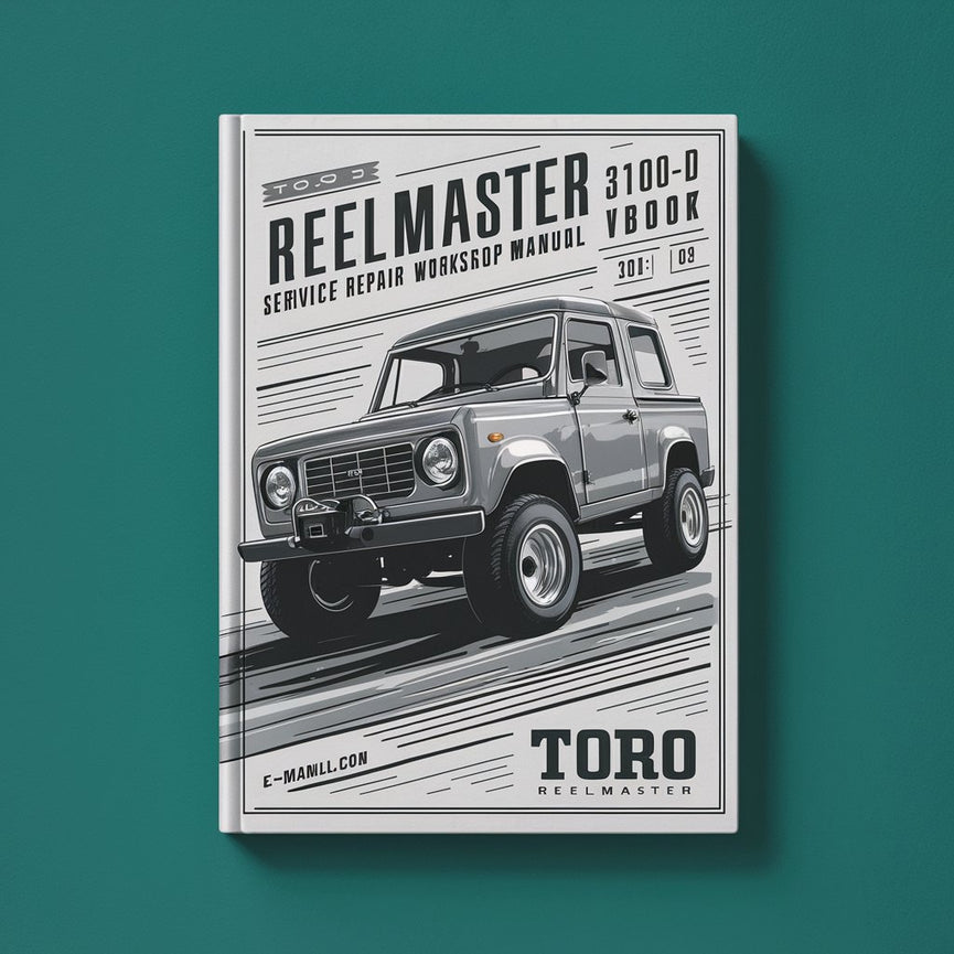 Manual de taller de reparación de servicio Toro Reelmaster 3100-D Descargar PDF