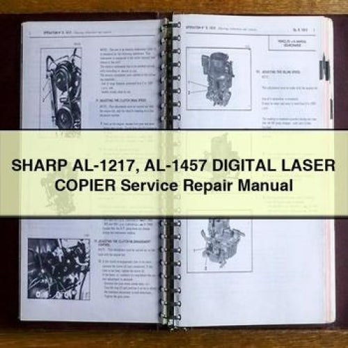 SHARP AL-1217 AL-1457 Digital LASER COPIER Service Repair Manual PDF Download