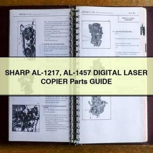 SHARP AL-1217 AL-1457 Digital LASER COPIER Parts Guide