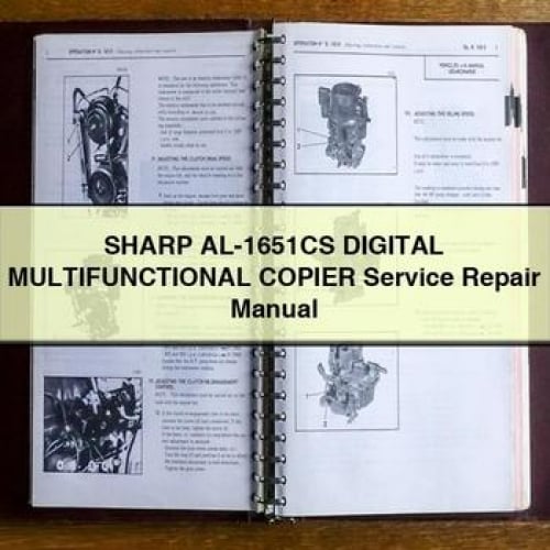 SHARP AL-1651CS Digital MULTIFunctionAL COPIER Service Repair Manual PDF Download