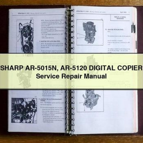 SHARP AR-5015N AR-5120 Digital COPIER Service Repair Manual PDF Download