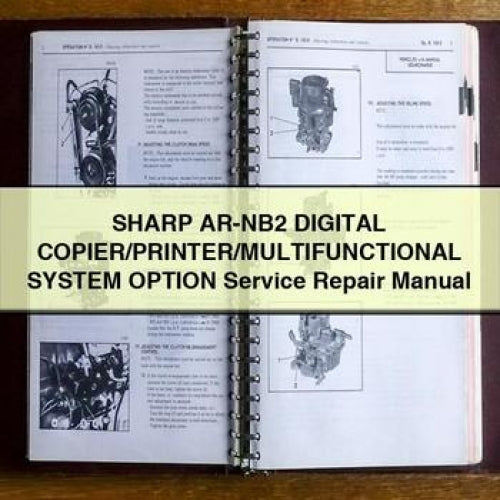 SHARP AR-NB2 Digital COPIER/PRINTER/MULTIFunctionAL System OPTION Service Repair Manual PDF Download