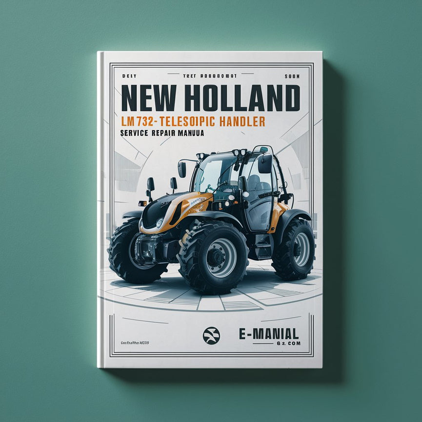 Manual de reparación del servicio del manipulador telescópico New Holland LM732 Descargar PDF