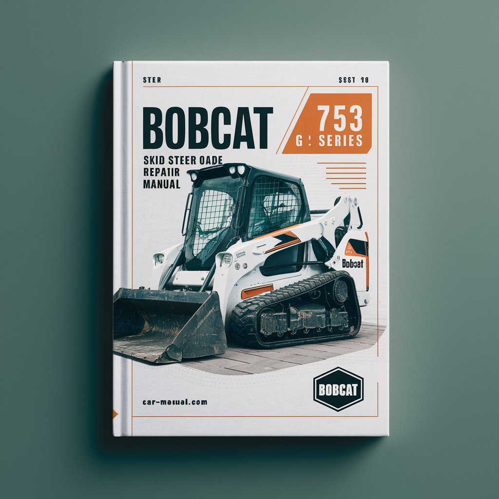 Bobcat 753 G Series Skid Steer Loader Service Repair Manual