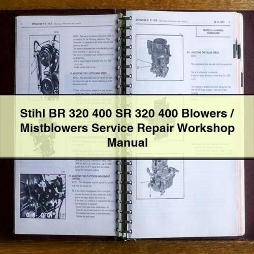 Stihl BR 320/400 SR 320/400 Blowers/Mistblowers Service Repair Manual (PDF)