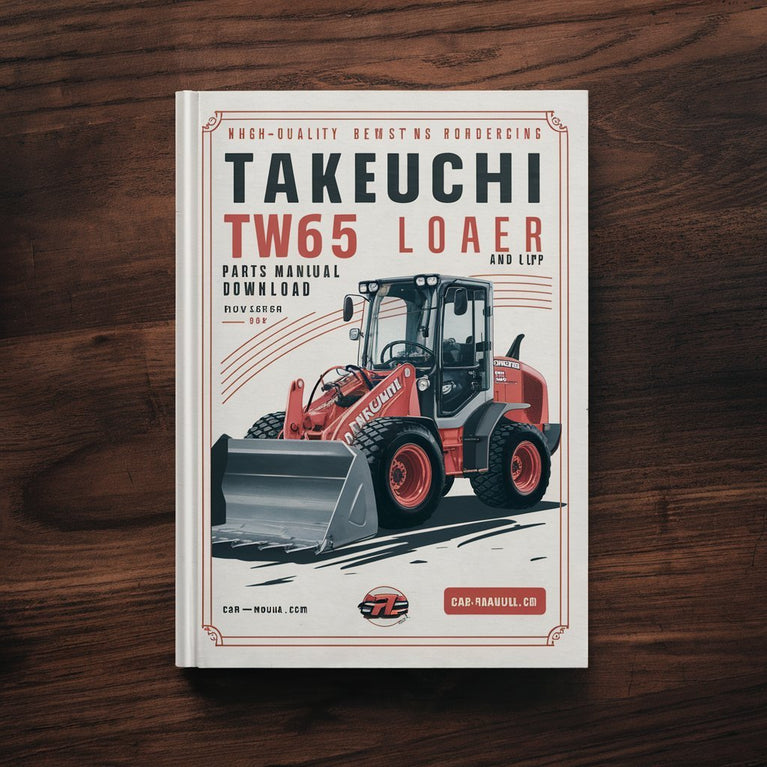 Takeuchi TW65 Wheel Loader Parts Manual Download (SN E106266 and up) PDF