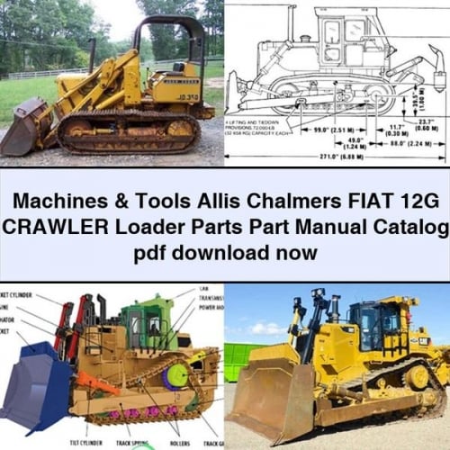 Allis Chalmers FIAT 12G Crawler Loader Parts Manual