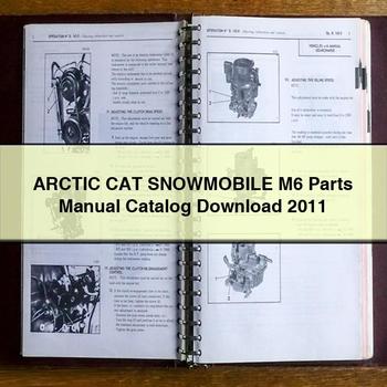ARCTIC CAT Snowmobile M6 Parts Manual Catalog  2011