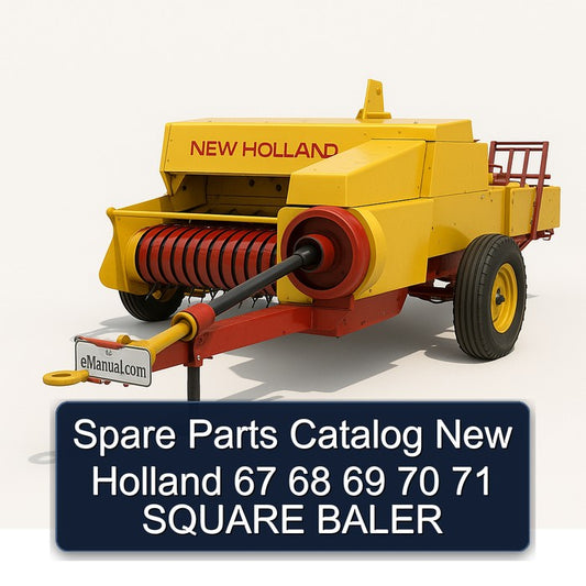 Spare New Holland 67 68 69 70 71 Square Baler Parts Catalog