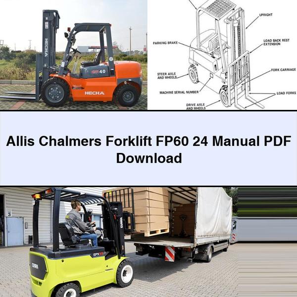 Allis Chalmers Forklift FP60 24 Manual