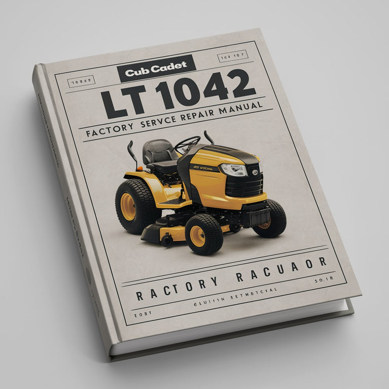 Manuel de réparation du service d'usine Cub Cadet LT 1042 Télécharger le PDF