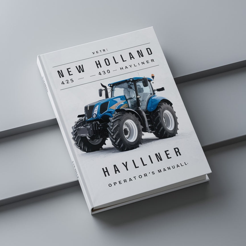 New Holland 425-430 HAYLINER OperatorS Manual