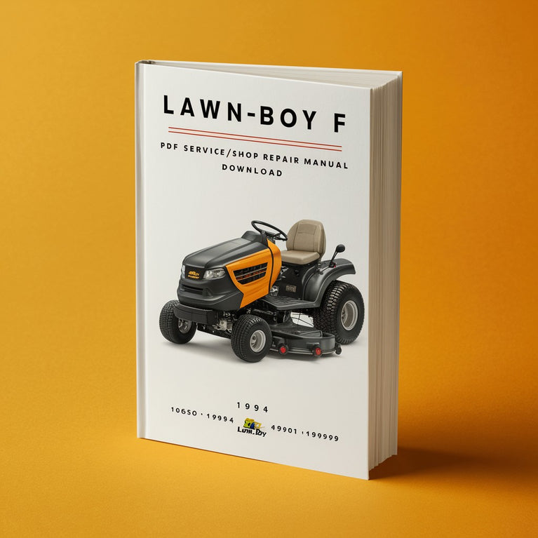 10650 1994 4900001-4999999 Lawn-Boy F Service/Shop Repair Manual