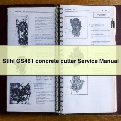 Stihl GS461 Concrete Cutter Service Manual (PDF)