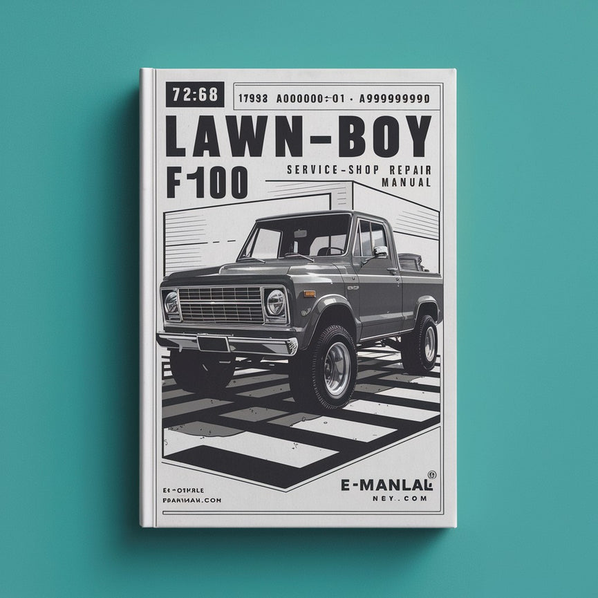 7268 1982 A00000001-A99999999 Lawn-Boy F100 Service/Shop Repair Manual