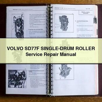 VOLVO SD77F SINGLE-DRUM Roller Service Repair Manual