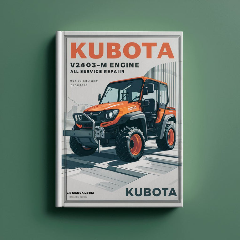 Kubota V2403-M-DI Engine All Service Manuel de réparation PDF Télécharger