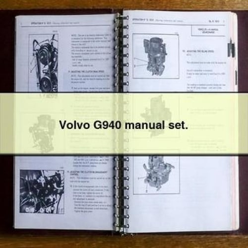 Volvo G940 Manual set