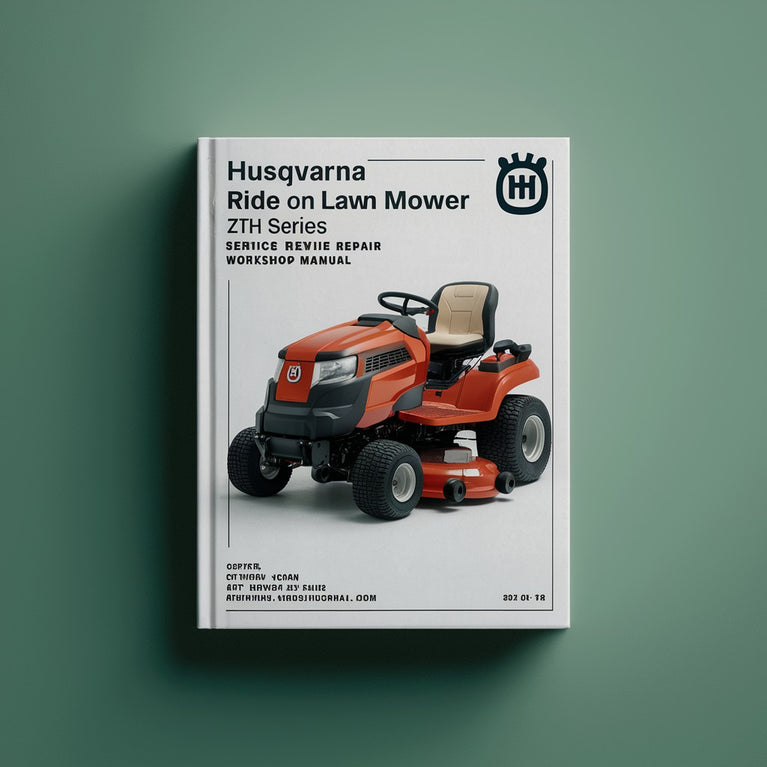 Husqvarna Ride On Lawn Mower ZTH Series Service Repair Workshop Manual