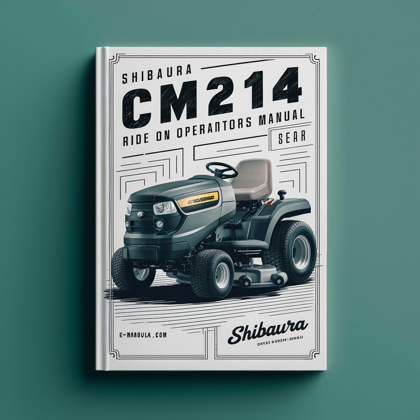 Shibaura CM214 Ride On Mower Owners Operators Manual