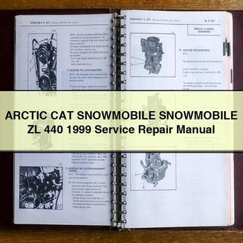ARCTIC CAT Snowmobile Snowmobile ZL 440 1999 Service Repair Manual