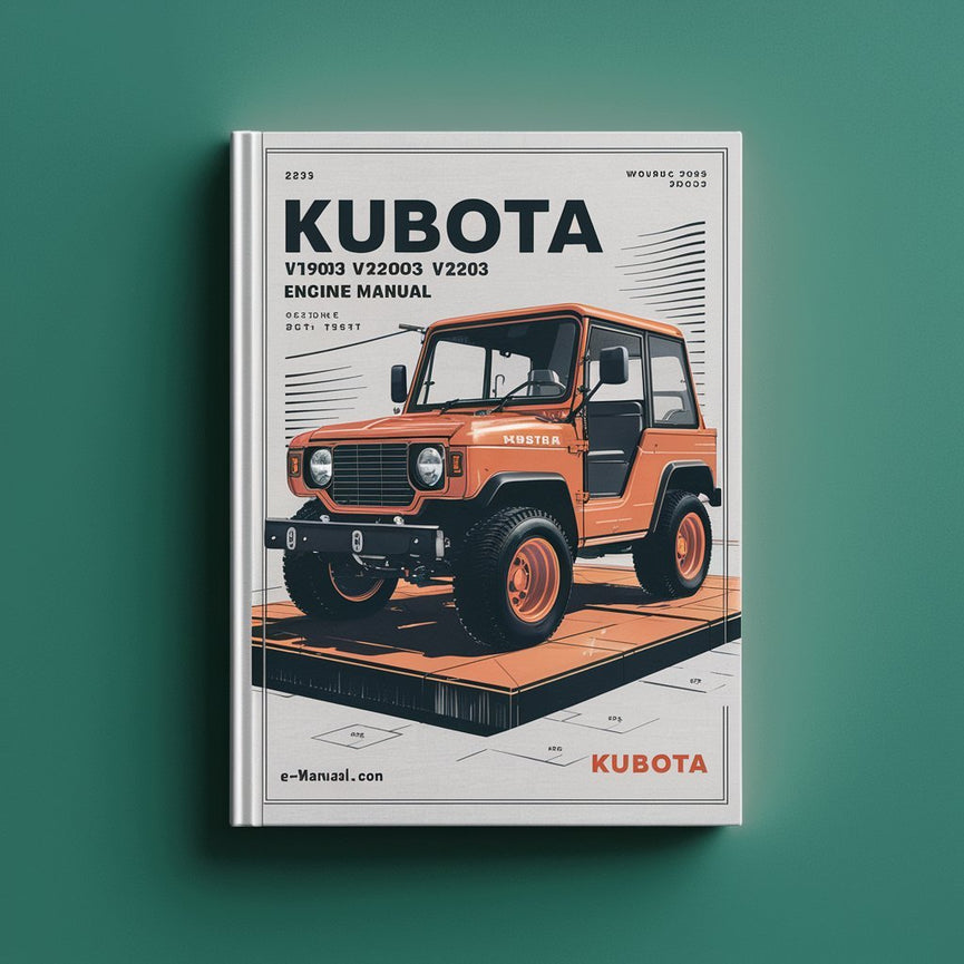 Manual de taller del motor Kubota V1903 V2003 V2203 F2803 Descargar PDF