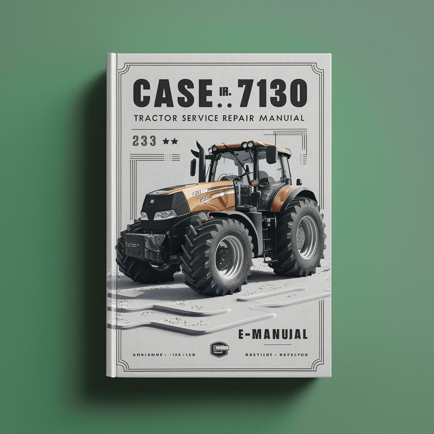 Manual de reparación del servicio del tractor CASE IH 7130 Descargar PDF