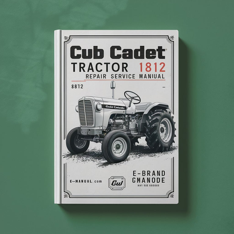 Cub Cadet Tractor 1812 Repair Service Manual