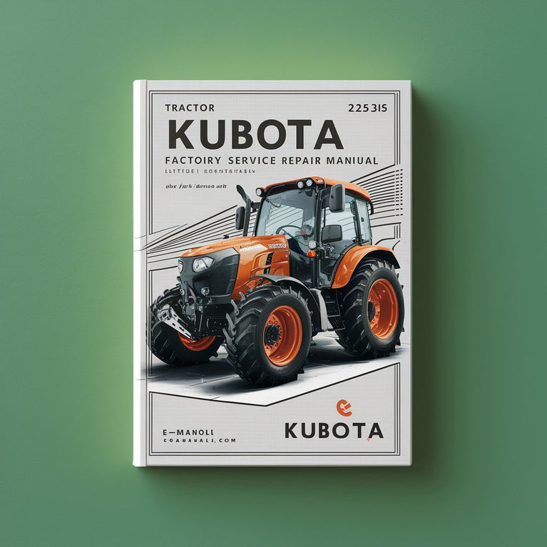 Kubota Tractor L235 Factory Service Repair Manual