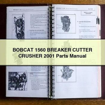 BOBCAT 1560 BREAKER CUTTER CRUSHER 2001 Parts Manual