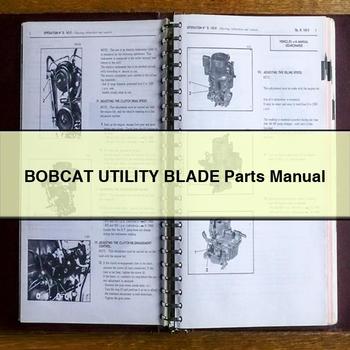 BOBCAT UTILITY BLADE Parts Manual