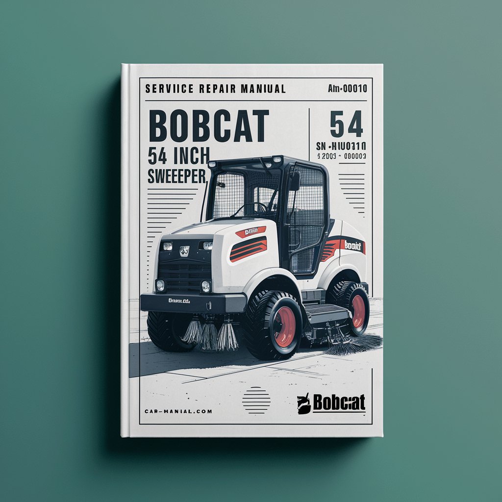 BOBCAT 54 INCH SWEEPER SN A7NU00101 & Above Service Repair Manual