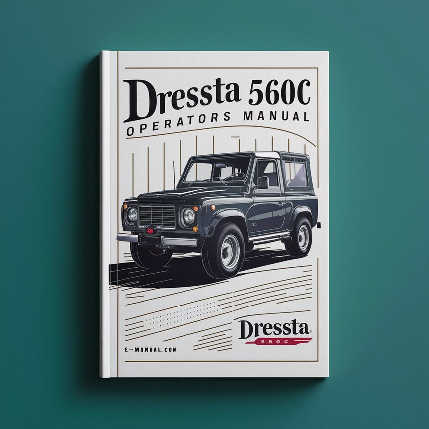 Manual del operador Dressta 560C Descargar PDF