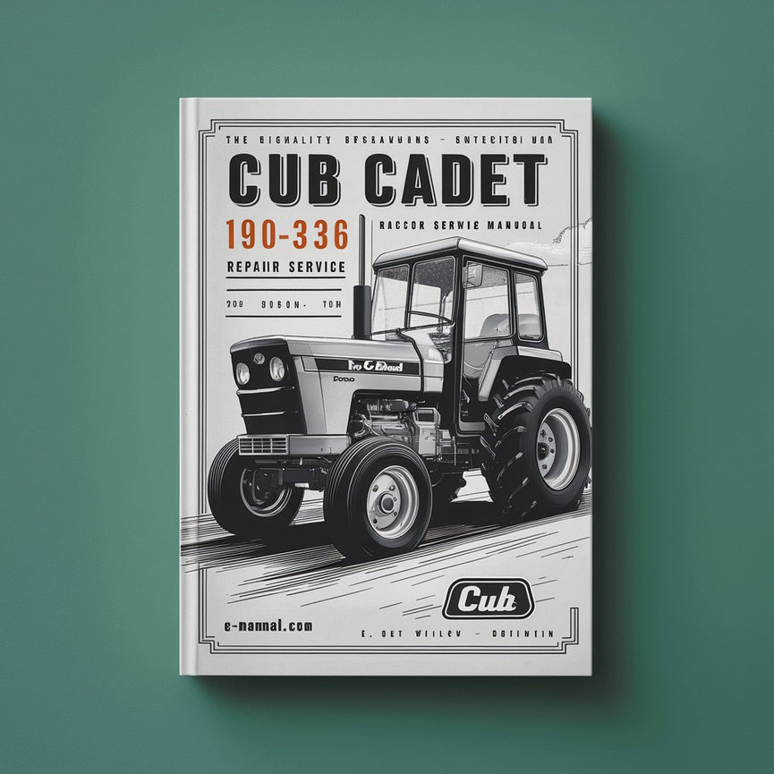 Manual de servicio de reparación de tractores Cub Cadet 190-336 Descargar PDF