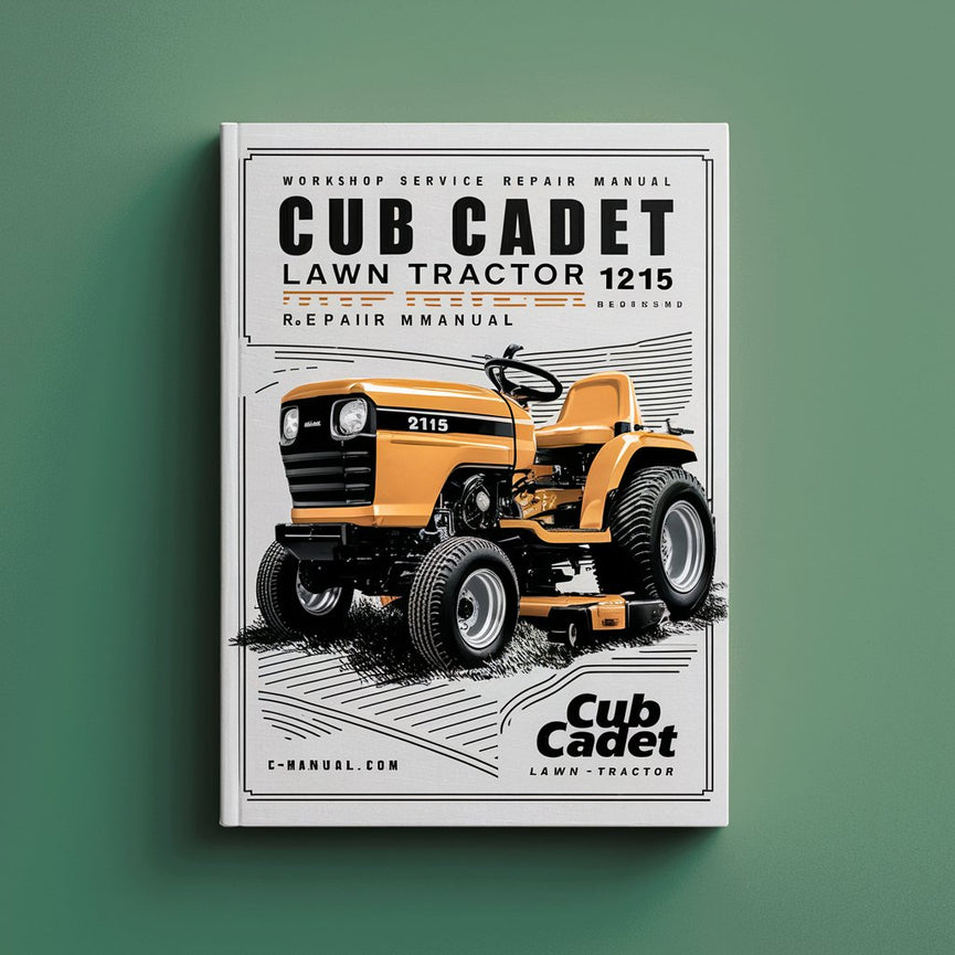 Cub Cadet Lawn Tractor 1215 Workshop Service Repair Manual