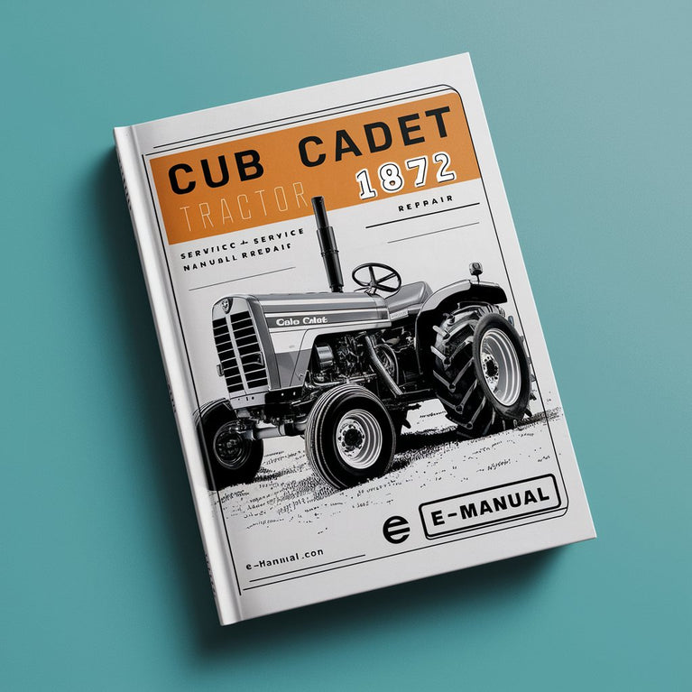 Cub Cadet Tractor 1872 WSM Service Manual Repair