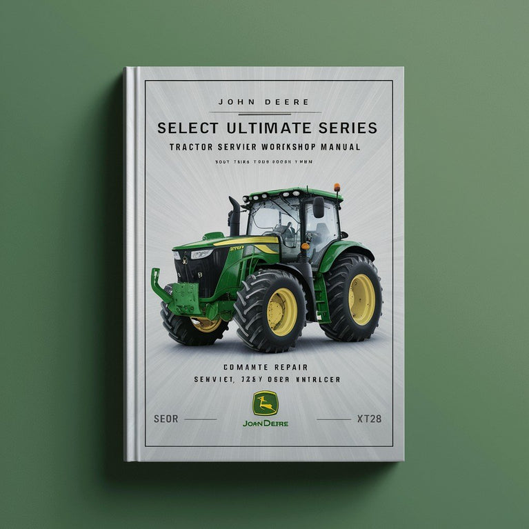 John Deere X700 X720 X724 X728 Select Ultimate Series Manual de taller de reparación de servicio de tractor Pdf