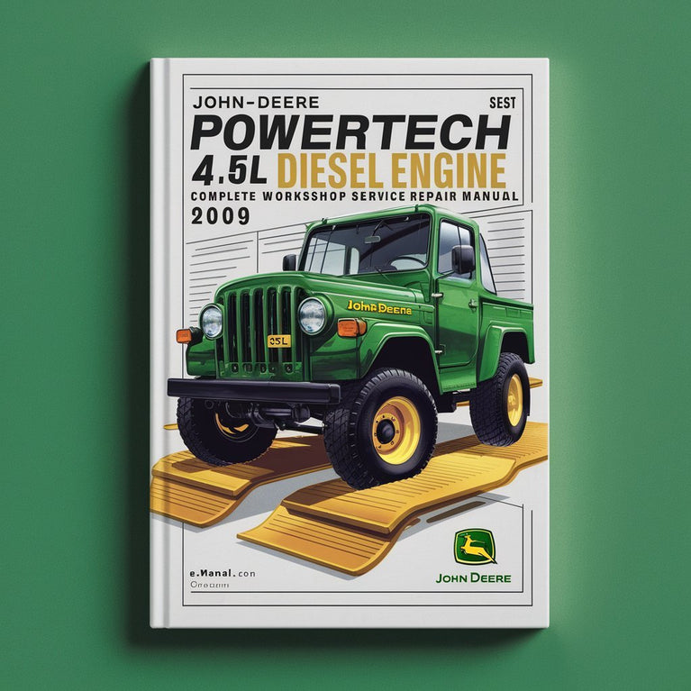 John Deere Powertech 4.5L & 6.8L Diesel Engine Complete Workshop Service Repair Manual 2004 2005 2006 2007 2008 2009